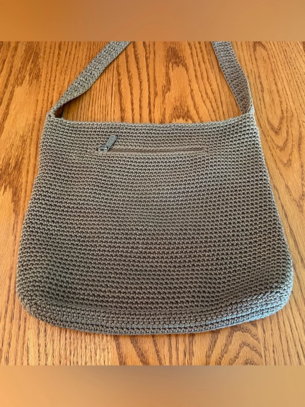 The Sak Woven Shoulder Tote Bag in Light Brown